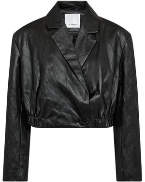 co'couture Jassen ,Zwart ,Leer Blazers