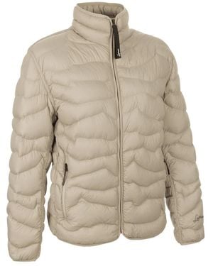 Lamunt Fitness ,Nylon Bianca Light Re Down Jacket - Grijs