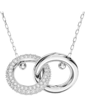 Swarovski Elegantes Kristallhalskette - Mettallic