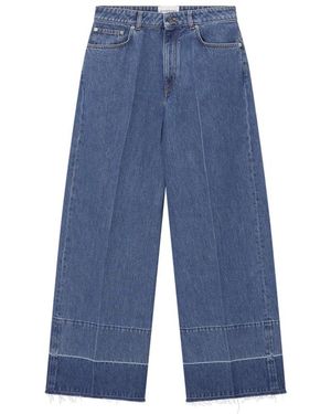 Givenchy Jeans ,Blauw ,Katoen Wide Jeans