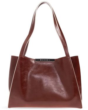 Marni Leder Tasche - Braun