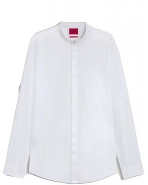 HUGO Overhemden ,Wit ,Valerio Shirt