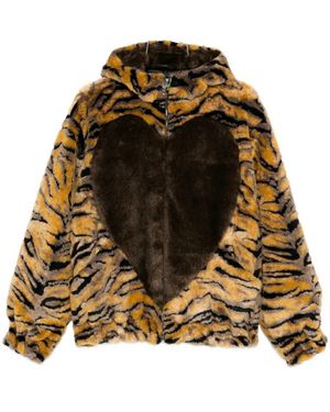 KENZO Faux Fur & Shearling Jackets - Multicolor