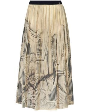 Souvenir Clubbing Midi Skirts - Natural