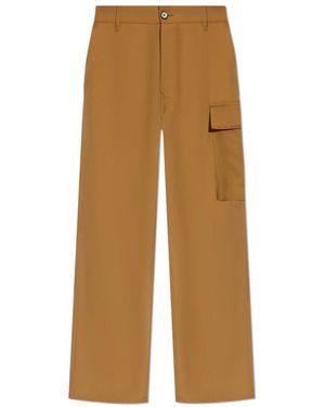 Marni Wide Trousers - Marrone