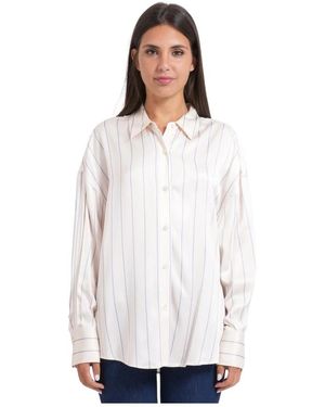 Guess Relaxed Viscose Shirt - Wit