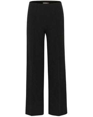 Soaked In Luxury Wide Trousers - Black