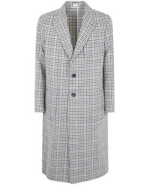 Thom Browne Single-Breasted Coats - Grijs