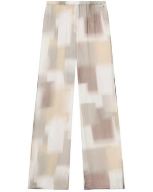 ARMANI EXCHANGE Wide Trousers - Natural