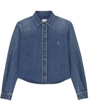 Saint Laurent Shirts - Blue