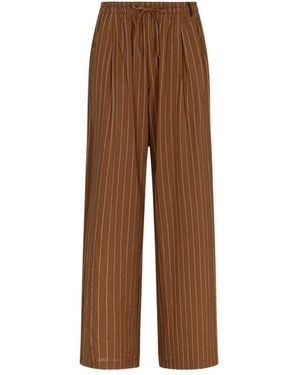 hinnominate Wide Trousers - Brown