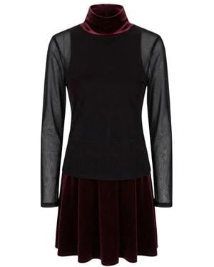 Pennyblack Kleedjes ,Rood ,Pbptacito Jurk - Zwart