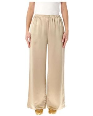 By Malene Birger Wide Trousers - Natural