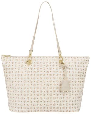 Pollini Large Monogram Shopper - Metallic