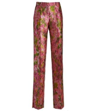 Del Core Straight Trousers - Rojo