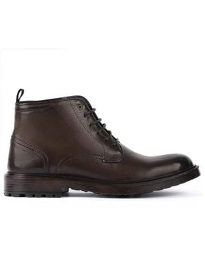 Exton Lace-Up Boots - Marrón