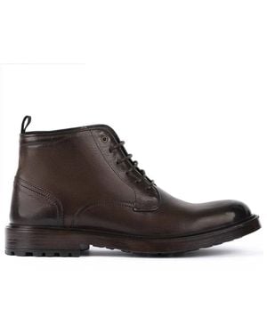 Exton Lace-Up Boots - Marrone