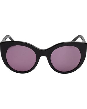 DKNY Oversized Cat Eye Zonnebril - Paars