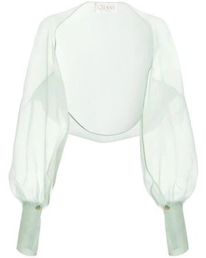 Genny Seiden-Bolerojacke - Weiß