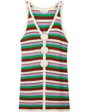 FABIENNE CHAPOT Kleedjes ,Veelkleurig ,Katoen Paulina Dress - Groen