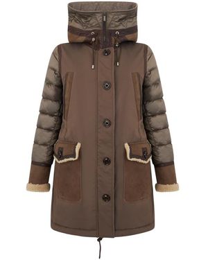 Moorer Down Coats - Marron