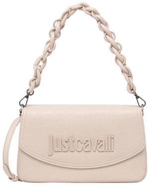 Just Cavalli Tassen ,Roze ,Polyester Kleine Schoudertas