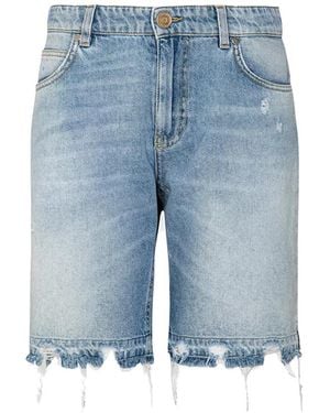 Gaelle Paris Denim Shorts - Azul