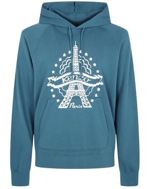 KENZO Hoodies - Azul