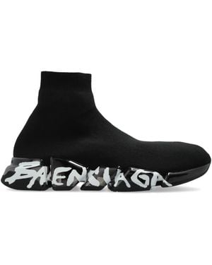 Balenciaga Ankle-High Sneakers Speed 2.0 Lt - Schwarz