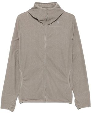 ROA Awi Thermal Zip Up Hoodie - Grau