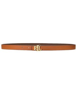 Ralph Lauren Accessoires ,Bruin ,Leer Rev Lrl 20-Belt-Skinny
