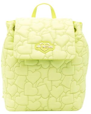 Love Moschino Zaino trapuntato lime per donne - Giallo