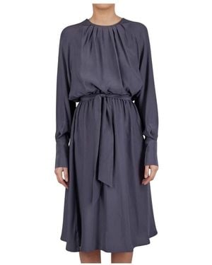 Kiton Seidenkleid - Blau