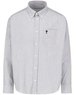 Ami Paris Casual Shirts - Grigio