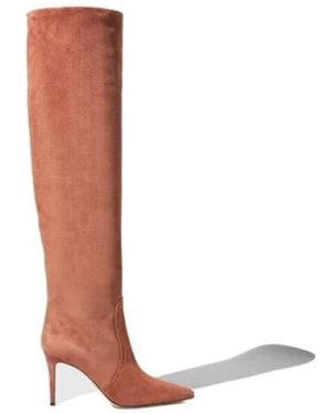 SCAROSSO Heeled Boots - White