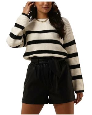SELECTED Truien & Vesten ,Wit ,Katoen Slfbloomie Ls Knit O-Neck - Zwart
