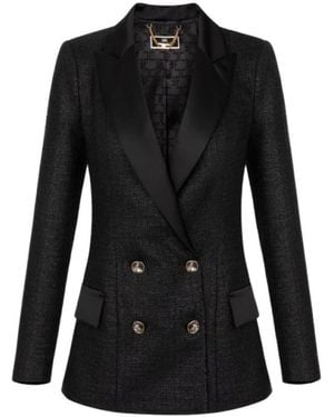Elisabetta Franchi Blazers - Black