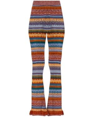 Etro Wide Pants - Red