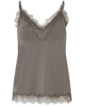Rosemunde Sleeveless Tops - Gray
