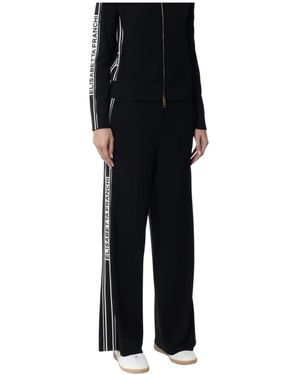 Elisabetta Franchi Wide Trousers - Nero