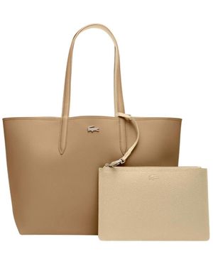 Lacoste Shopping Bags - Natural