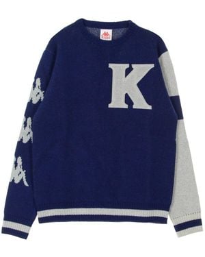 Kappa Round-Neck Knitwear - Blue