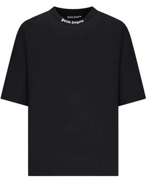 Palm Angels T-Shirts - Black