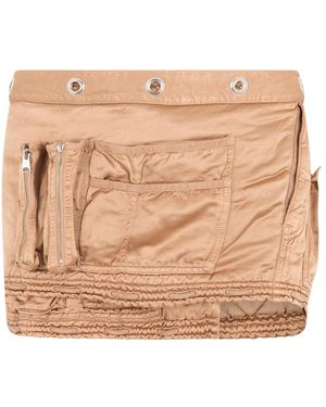 DIESEL Minirok Met Zakken - Naturel