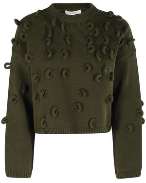 JW Anderson Round-Neck Knitwear - Groen