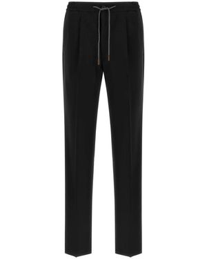 Incotex Straight Trousers - Black