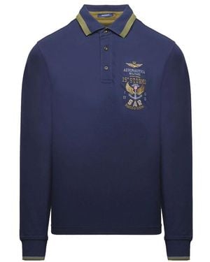 Aeronautica Militare Polo Shirts - Bleu