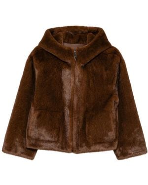 Lou Andrea Faux Fur & Shearling Jackets - Marron