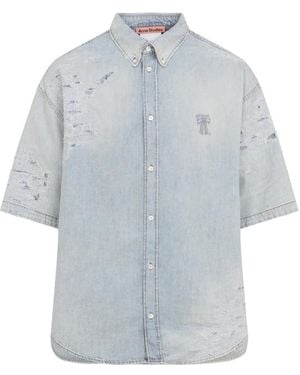 Acne Studios Denim Shirts - Blue