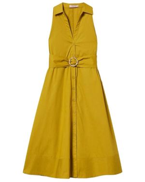 Twinset Shirt Dresses - Yellow